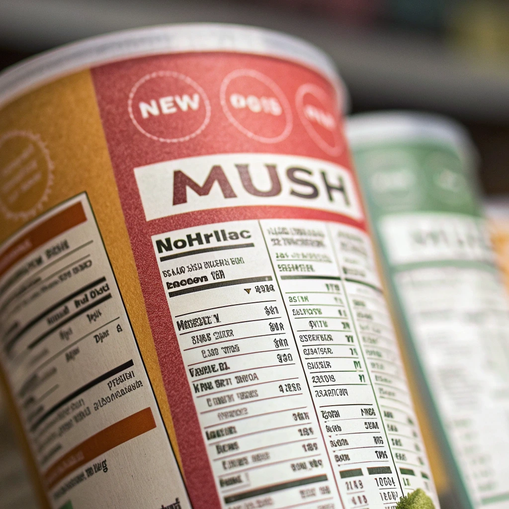 Nutritional breakdown of MUSH